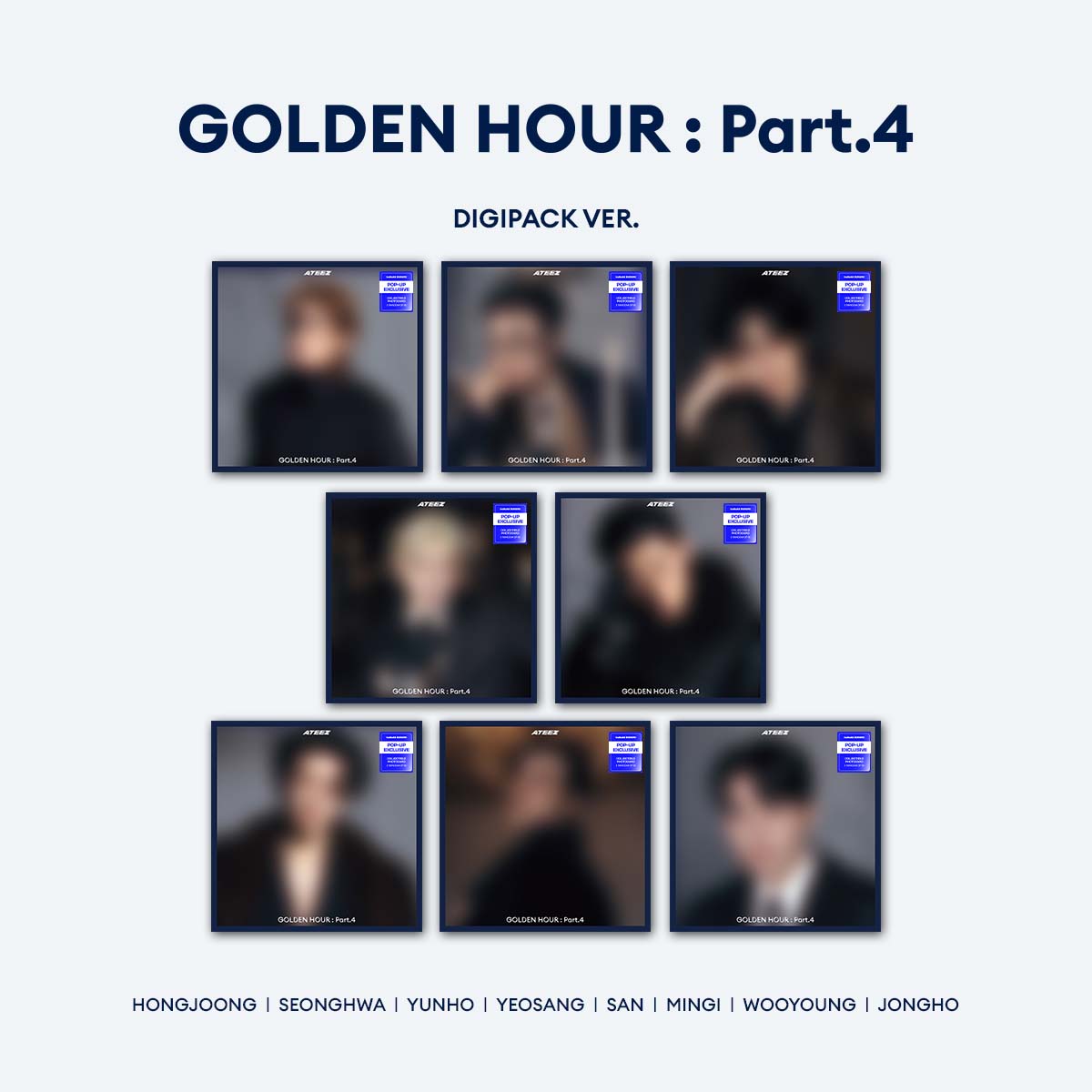 ATEEZ - GOLDEN HOUR : Part.4 (Digipack) - POP-UP Exclusive