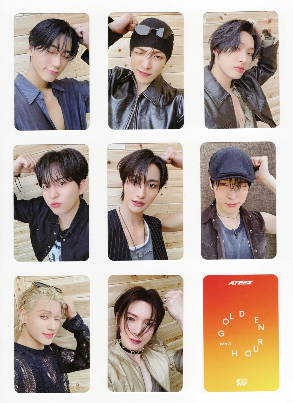 ATEEZ - GOLDEN HOUR : Part.3 POCAALBUM SOUNDWAVE POB Photocard