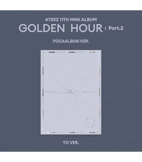 ATEEZ 11th Mini Album GOLDEN HOUR Part.2 POCA Version official K-pop album to version