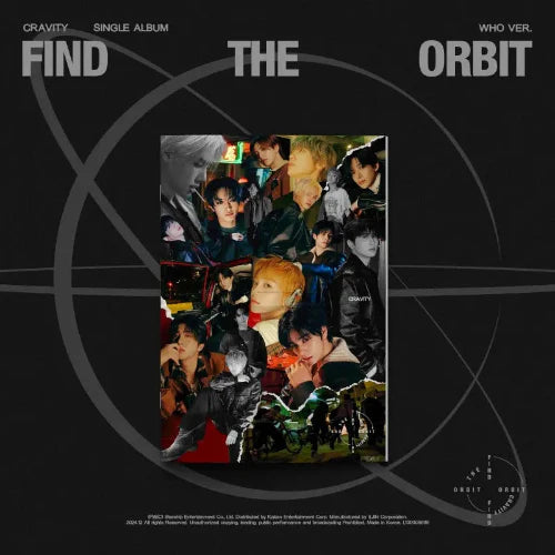 CRAVITY Single Album FIND THE ORBIT official K-pop album tokkipop who version