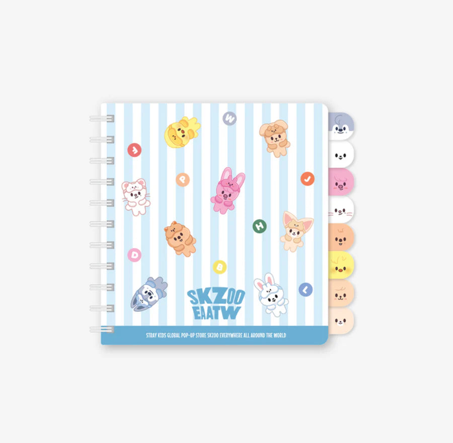 Stray Kids SKZOO Everywhere All Around The World: SKZOO Index Note Seoul Official Merchandise official cover