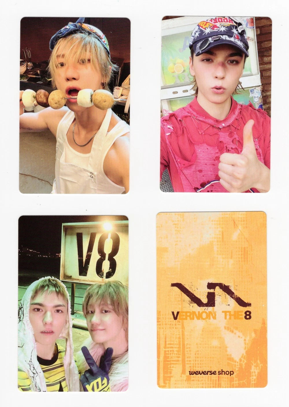 V8 (SEVENTEEN) - V8 WEVERSE POB Photocards
