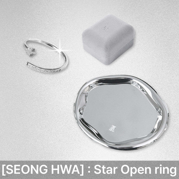 ソンファ ATEEZ 新品未開封 2025 センイルMD オープンリング ATEEZ - Star Open Ring [2025 Birthday MD - Seonghwa] – TokkiPop