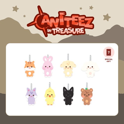 ATEEZ X ANITEEZ ANITEEZ IN TREASURE – FLAT-FUR PLUSH