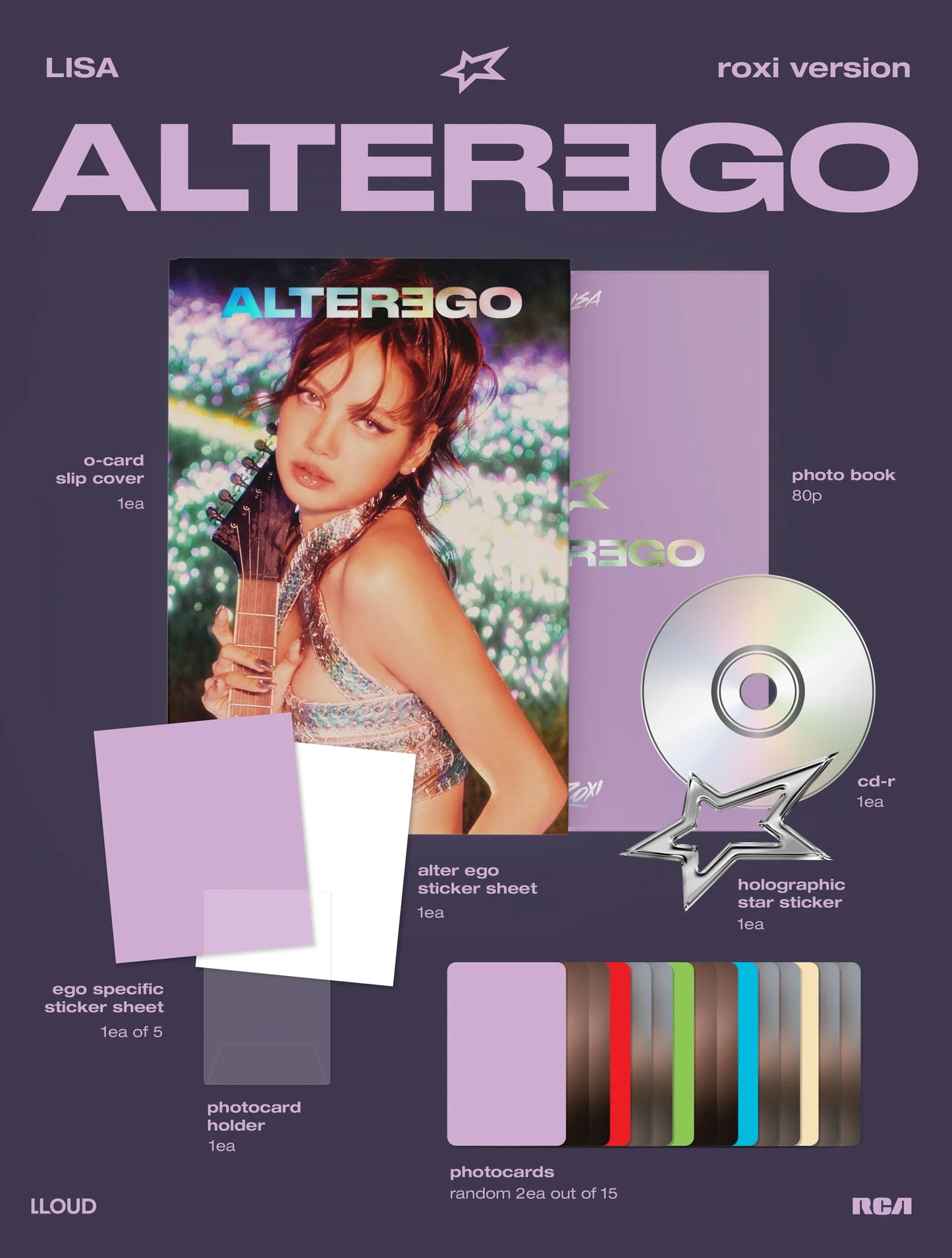 LISA Alter Ego Photobook Version official K-pop photobook roxi