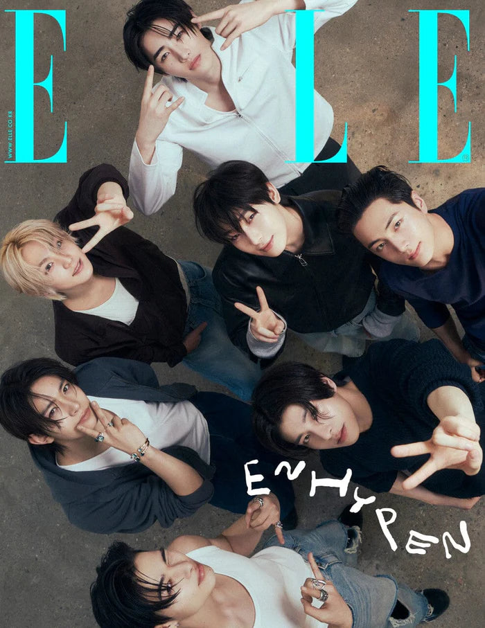 ELLE April 2025 ENHYPEN All Versions K-pop magazine