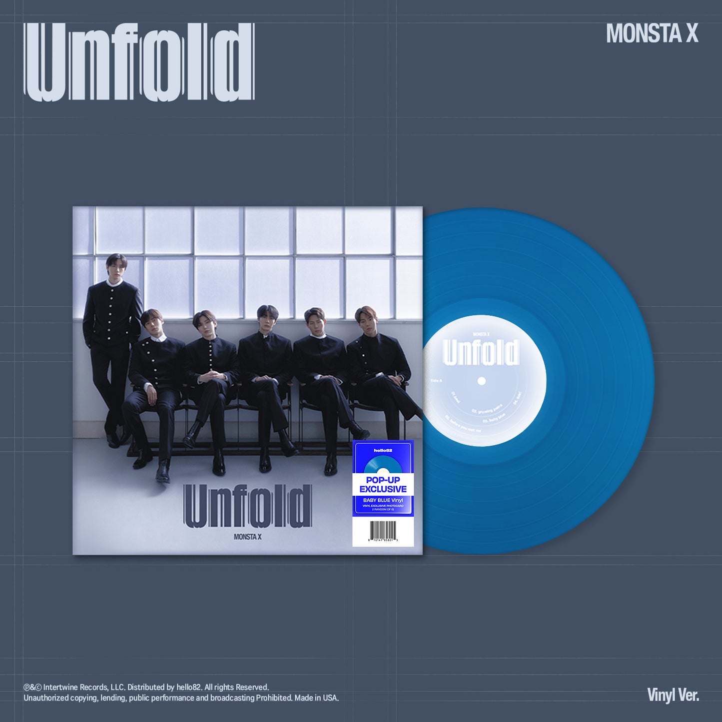 MONSTA X - Unfold (Vinyl) - POP-UP Exclusive
