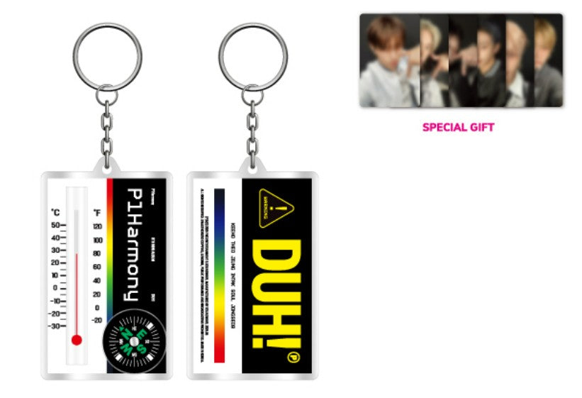 P1Harmony - DUH! Seoul Popup Thermometer Keyring