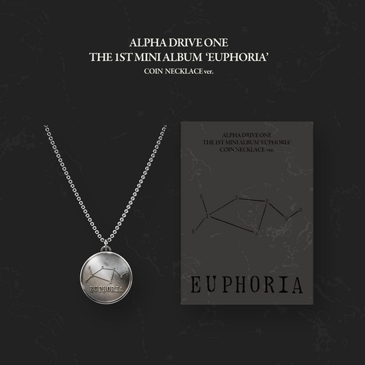 ALPHA DRIVE ONE - EUPHORIA [1st Mini Album - Coin Necklace Ver.]