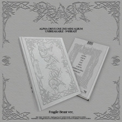 [PRE-ORDER] ALPHA DRIVE ONE - UNBREAKABLE : 少年BEAST [2nd Mini Album - Fragile Beast Ver.] with POB option