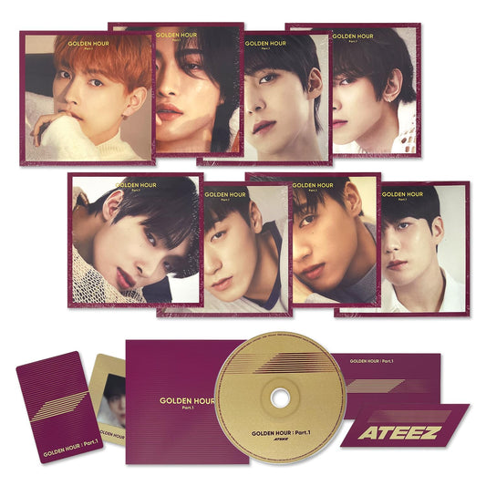 ATEEZ - 10th Mini Album GOLDEN HOUR : Part.1 Digipack Ver.