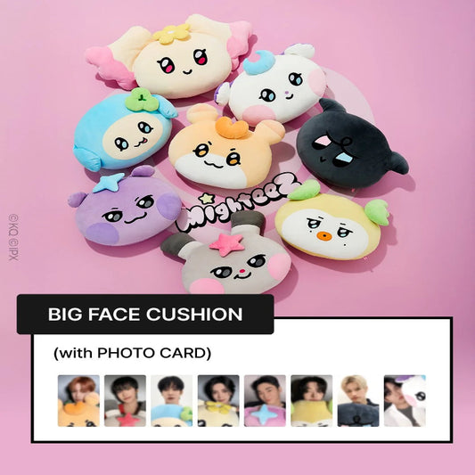 [PRE-ORDER] ATEEZ - Big Face Cushion with Photocard [MIGHTEEZ Seoul Pop-UP]