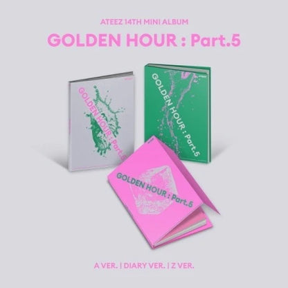 ATEEZ - GOLDEN HOUR : PART 5 [14th Mini Album - Photobook Ver.] with POB option