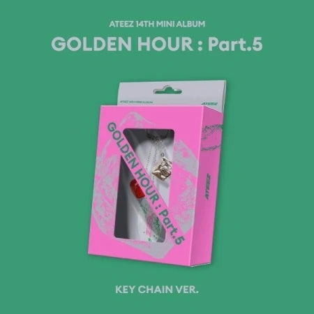 [PRE-ORDER] ATEEZ - GOLDEN HOUR : PART 5 [14th Mini Album - Key Chain Ver.] with POB option