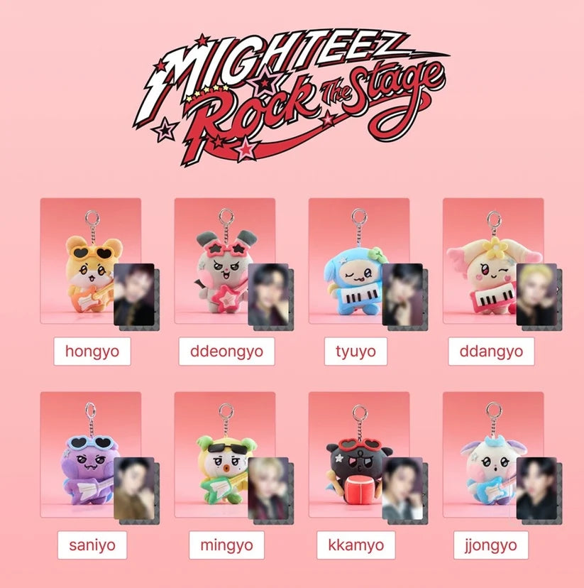 [PRE-ORDER] ATEEZ - MIGHTEEZ: Rock The Stage Pop-Up: Rockstar Plush Keyring