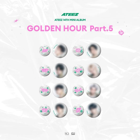 [PRE-ORDER] ATEEZ - Can Badge Set [GOLDEN HOUR : PART.5 - POP-UP MD]