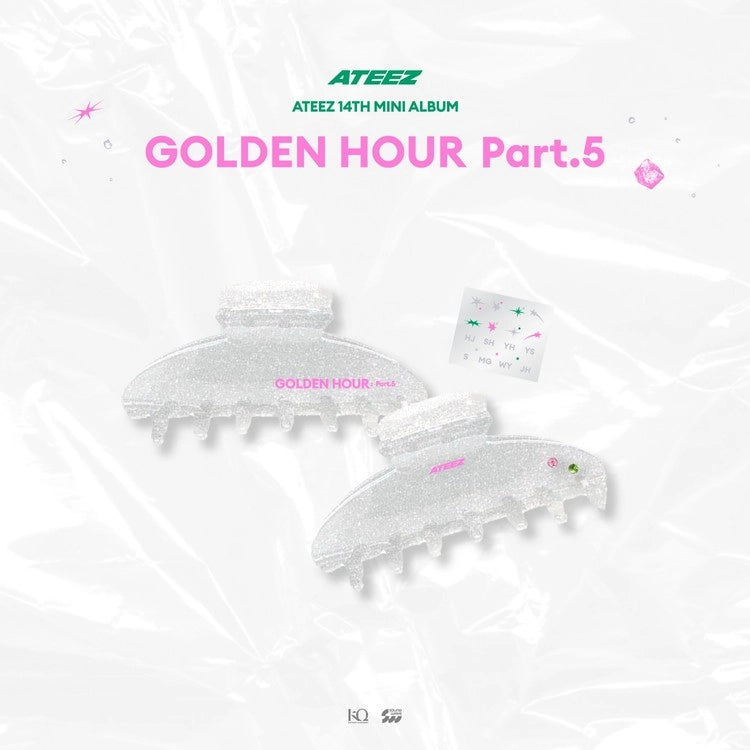 [PRE-ORDER] ATEEZ - Hair Clip [GOLDEN HOUR : PART.5 - POP-UP MD]