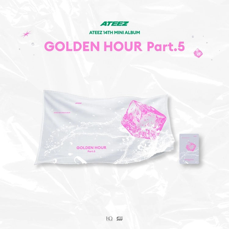 [PRE-ORDER] ATEEZ - Slogan Towel [GOLDEN HOUR : PART.5 - POP-UP MD]