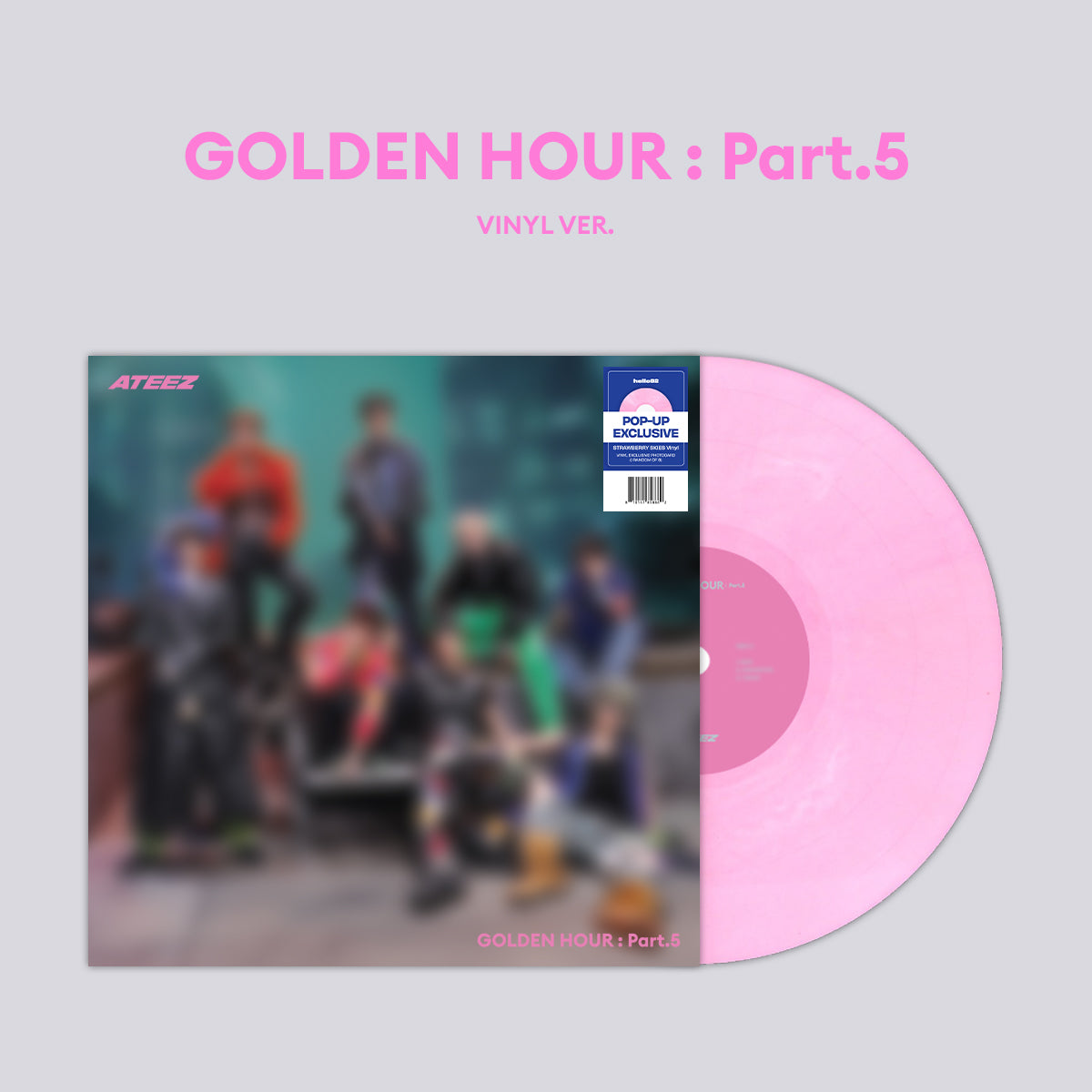 [PRE-ORDER] ATEEZ - GOLDEN HOUR : Part.5 (VINYL VER.) - POP-UP Exclusive