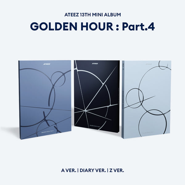 [PRE-ORDER] ATEEZ - GOLDEN HOUR : Part.4 [13th Mini Album - Photobook Ver.] with POB option