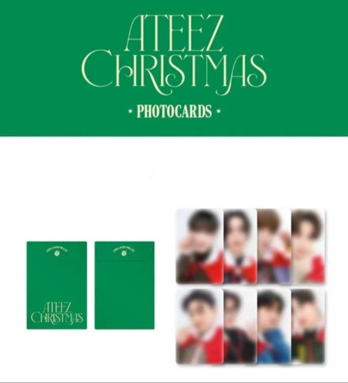 ATEEZ - ATEEZ x KAURA Christmas POCA Photocard Set