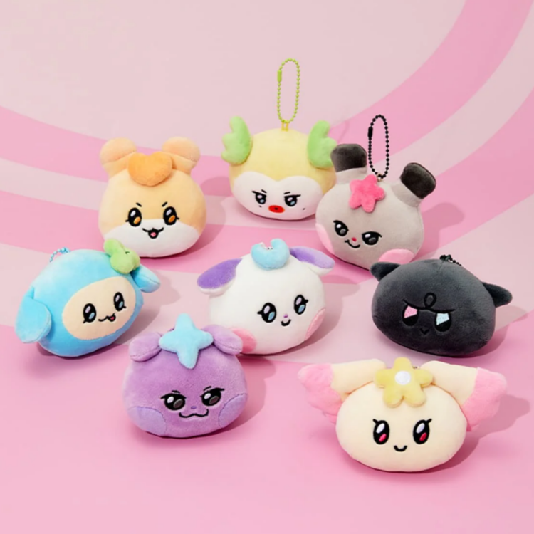 [PRE-ORDER] ATEEZ - Face Plush Keyring [MIGHTEEZ Seoul Pop-UP]