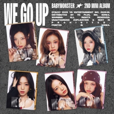 [PRE-ORDER] BABYMONSTER - WE GO UP [2nd Mini Album - Pattern Ver.] with POB option