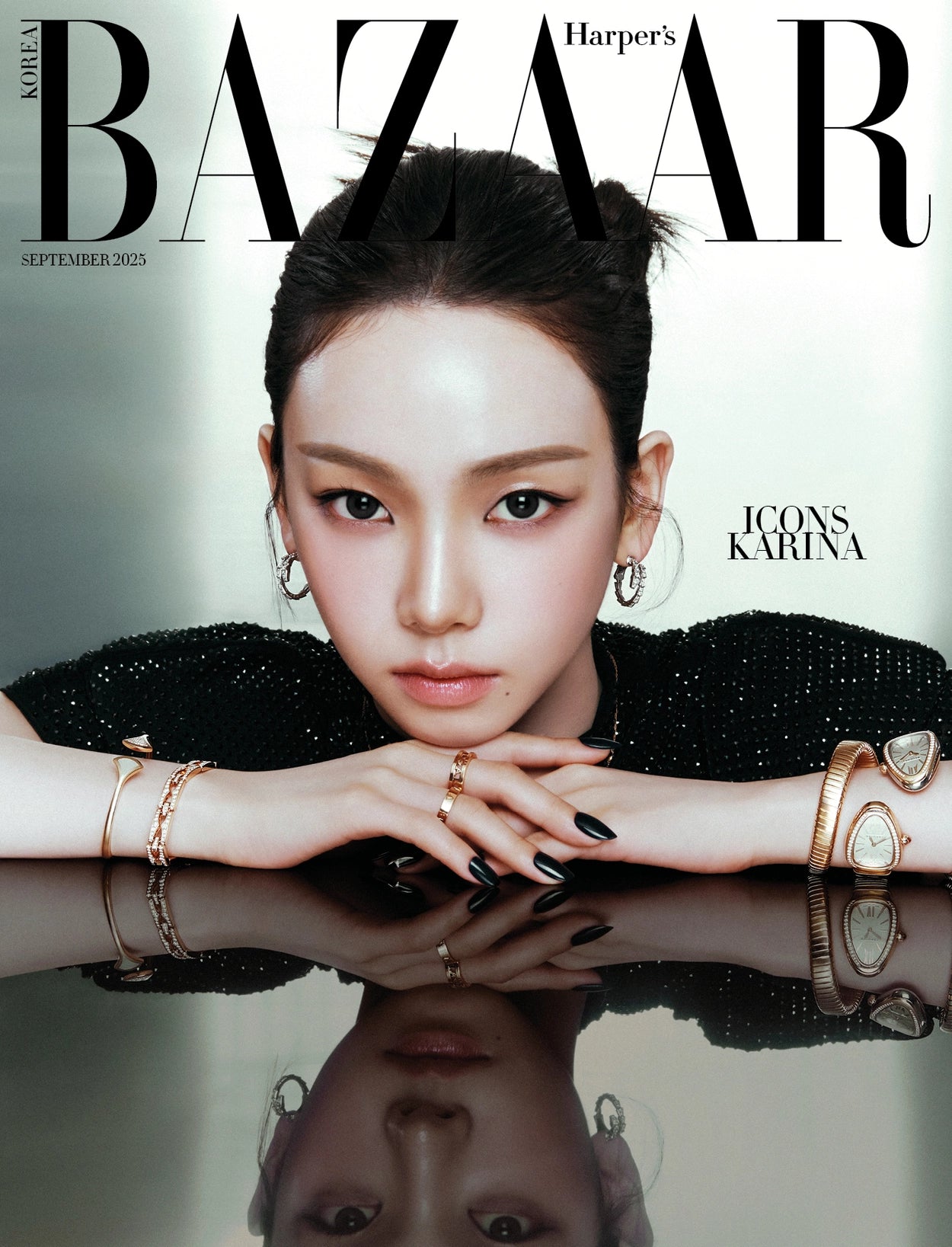 [PRE-ORDER] aespa - BAZAAR Magazine - 2025.09 (Cover. KARINA)