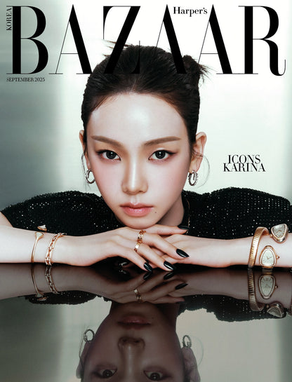 [PRE-ORDER] aespa - BAZAAR Magazine - 2025.09 (Cover. KARINA)