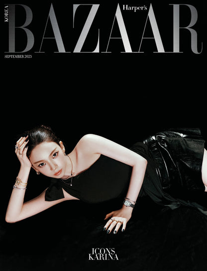 [PRE-ORDER] aespa - BAZAAR Magazine - 2025.09 (Cover. KARINA)