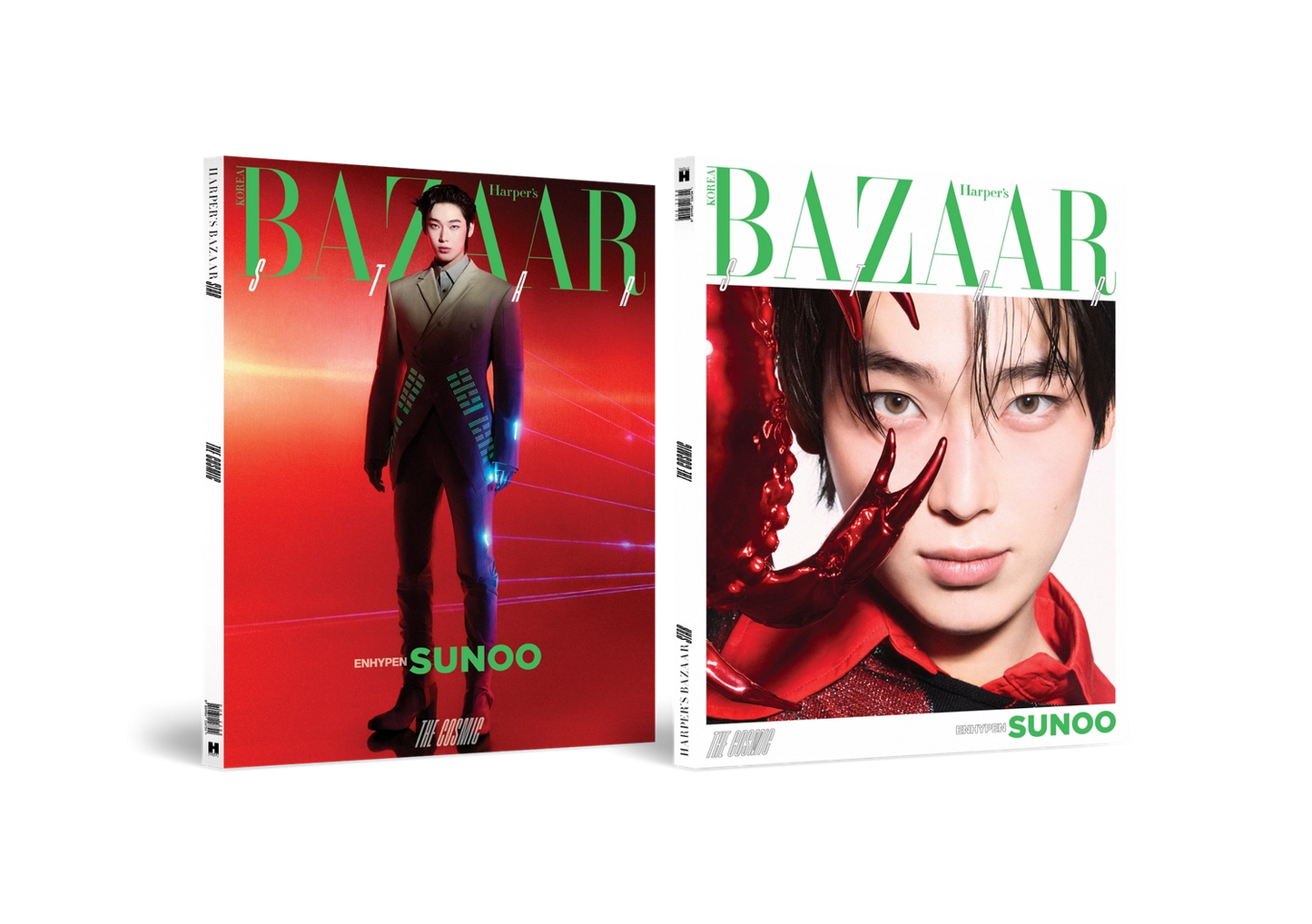 [PRE-ORDER] BAZAAR STAR Magazine - ENHYPEN [The Cosmic - July 26 Covers]