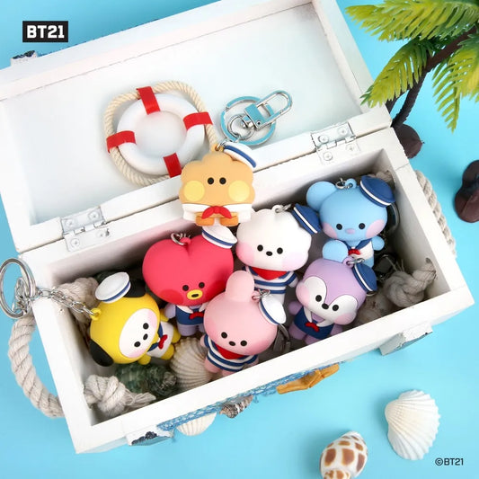 BTS BT21 - Figure Keyring Marine