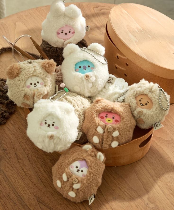 [PRE-ORDER] BTS - BT21 [MADE BY RJ] PLUSH KEYRING