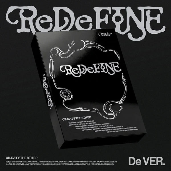 CRAVITY - ReDeFINE [8th EP Album - De Ver.]