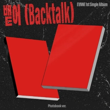 [PRE-ORDER] EVNNE - Backtalk [1st Single Album - Photobook Ver.]