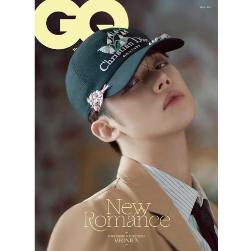 GQ April 2025 magazine featuring TOMORROW X TOGETHER TXT official K-pop magazine yeonjun