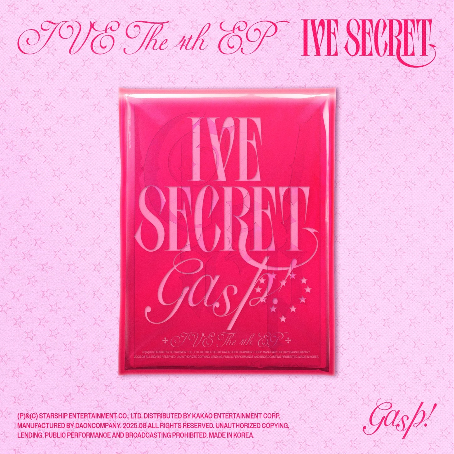 IVE - 4th Mini Album IVE SECRET (Photobook Ver.) with POB option
