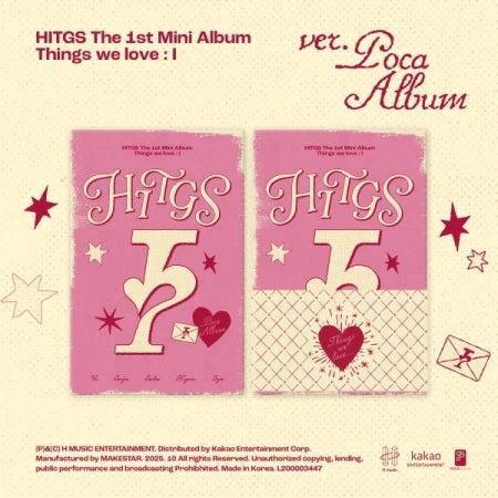[PRE-ORDER] HITGS - Things We Love: I [1st Mini Album - POCA Ver.]