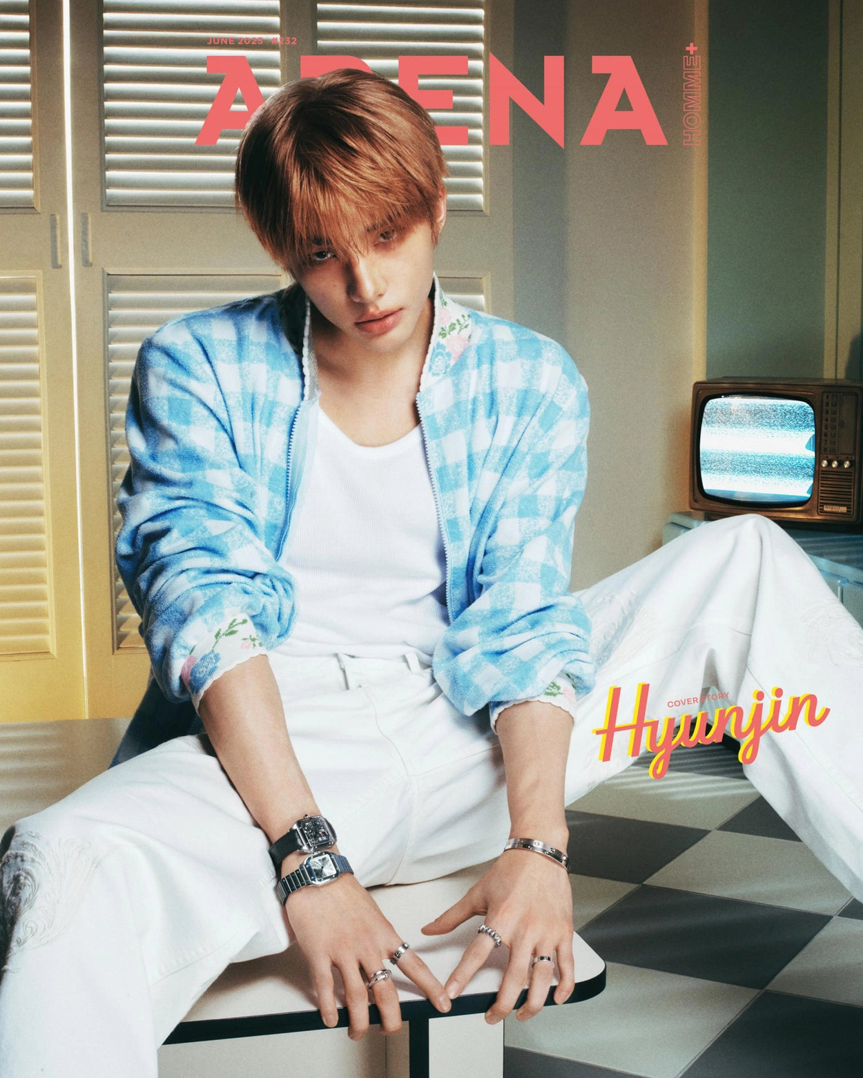 Hyunjin (Stray Kids) - Arena Homme Magazine June 2025 B vERSION