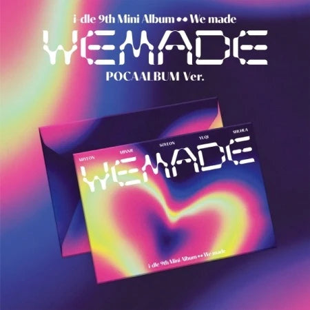 [PRE-ORDER] i-dle - WE MADE [9th Mini Album - POCAALBUM Ver.] with POB option
