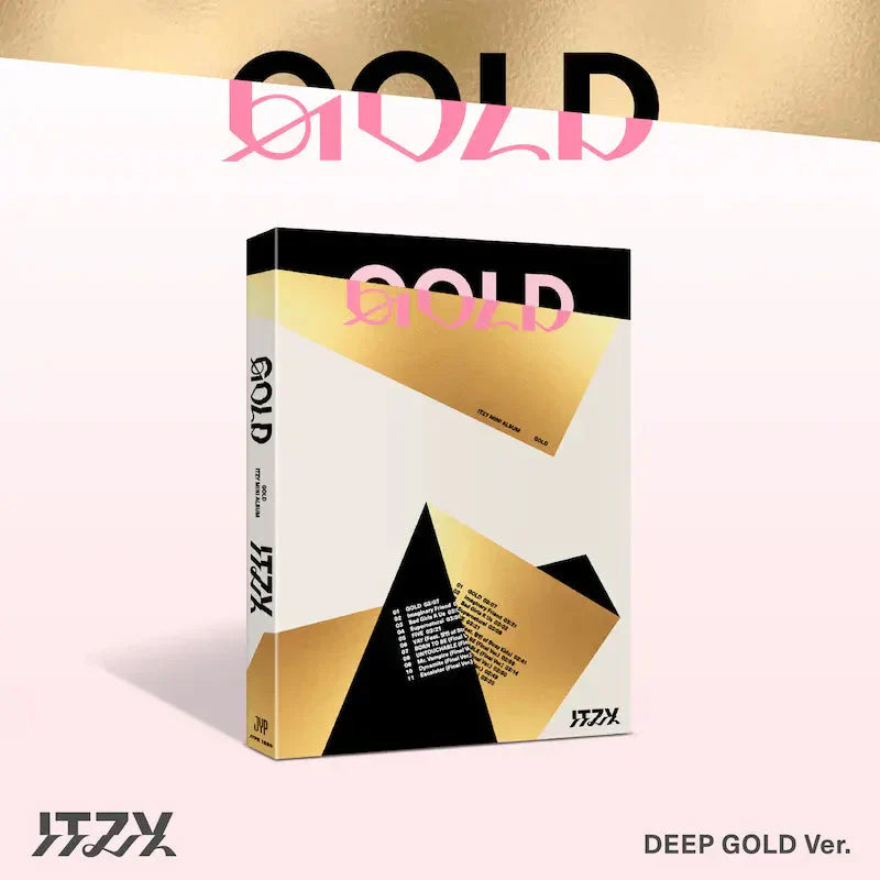 ITZY GOLD Standard Version official K-pop album tokkipop deep gold version
