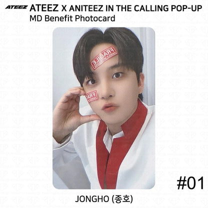 ATEEZ X ANITEEZ IN THE CALLING POP-UP Benefit Photocard