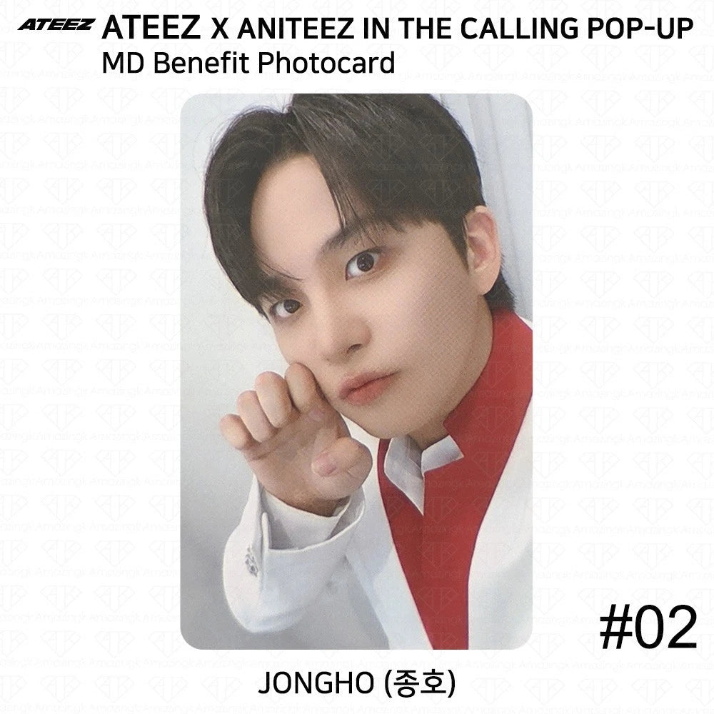ATEEZ X ANITEEZ IN THE CALLING POP-UP Benefit Photocard