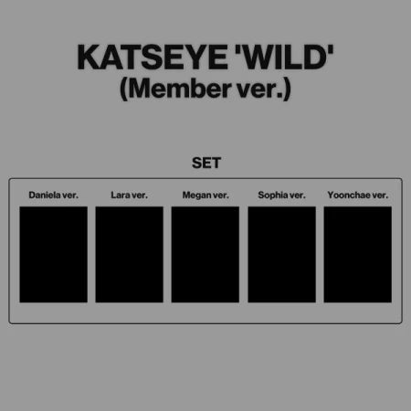 [PRE-ORDER] KATSEYE - WILD [Member Ver.] with POB option