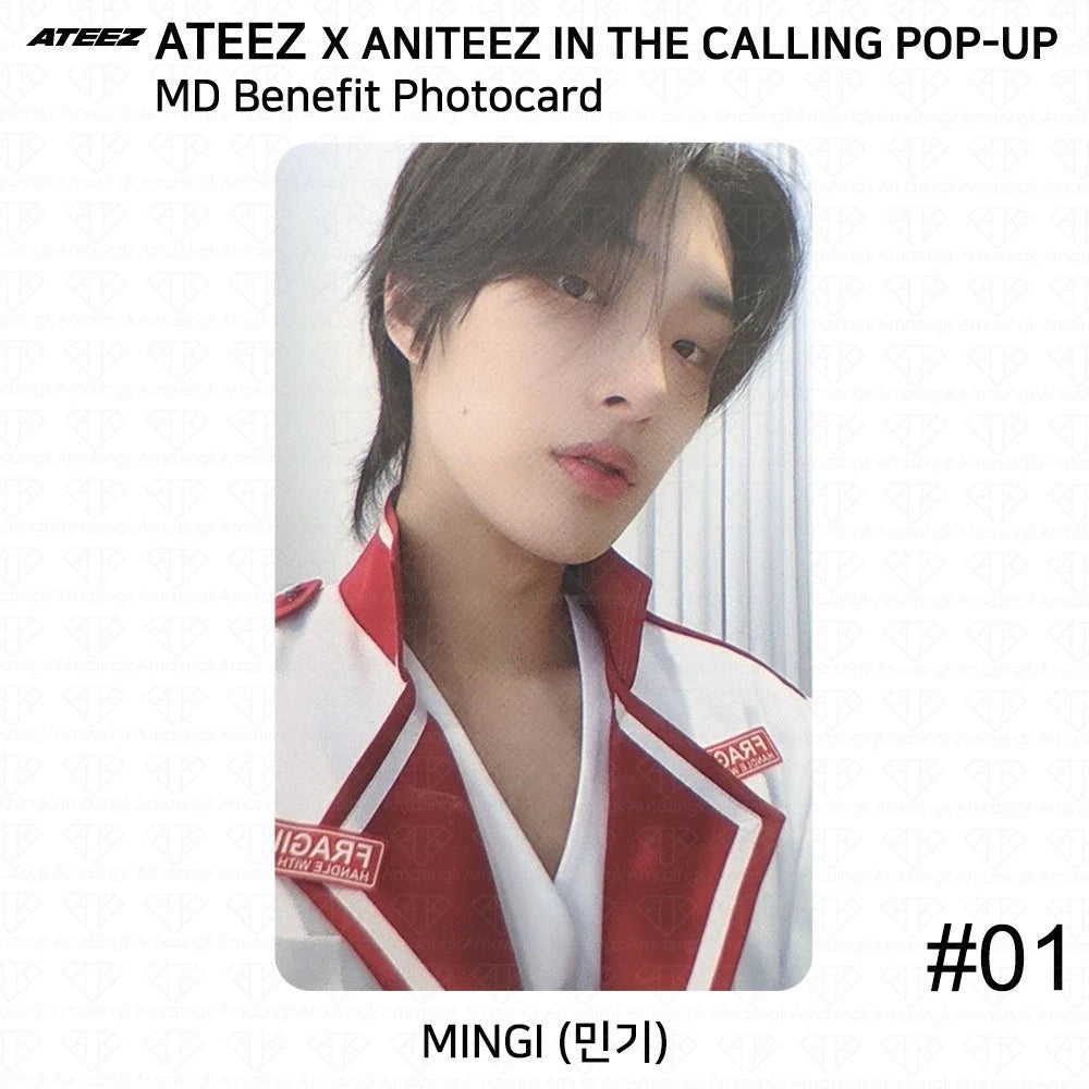 ATEEZ X ANITEEZ IN THE CALLING POP-UP Benefit Photocard