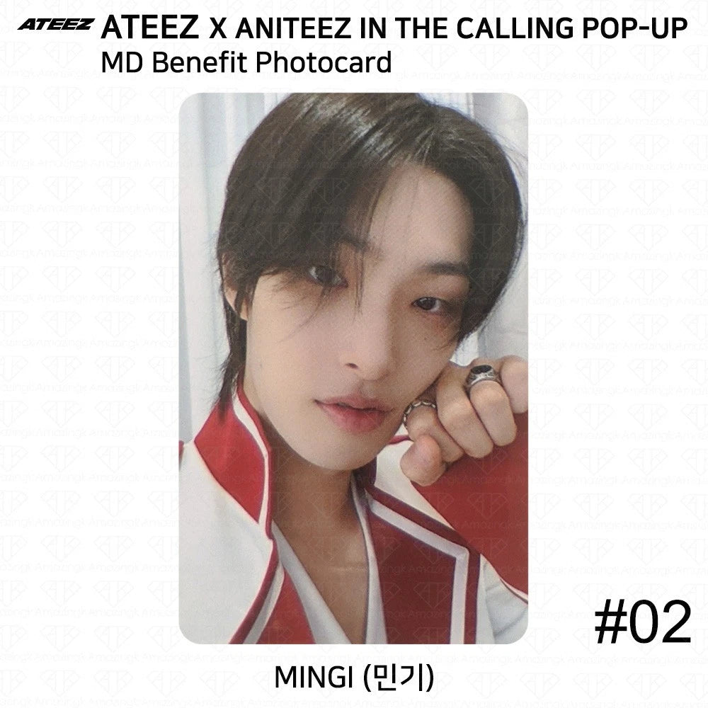 ATEEZ X ANITEEZ IN THE CALLING POP-UP Benefit Photocard