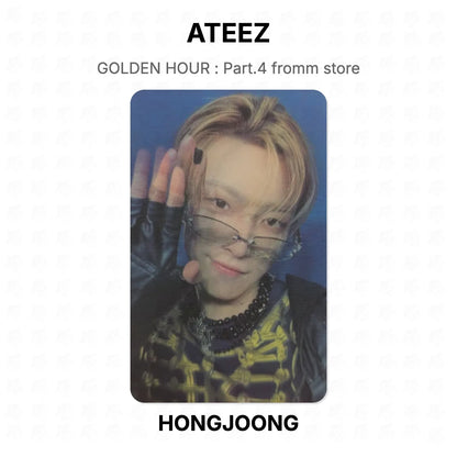 ATEEZ - Golden Hour : Part 4 FROMM STORE POB Photocards