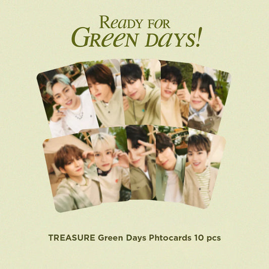 Treasure x Ongredients Green Days Photocard Special Event Set