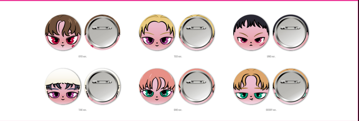 P1Harmony - DUH! Seoul Popup Soft Pin Badge