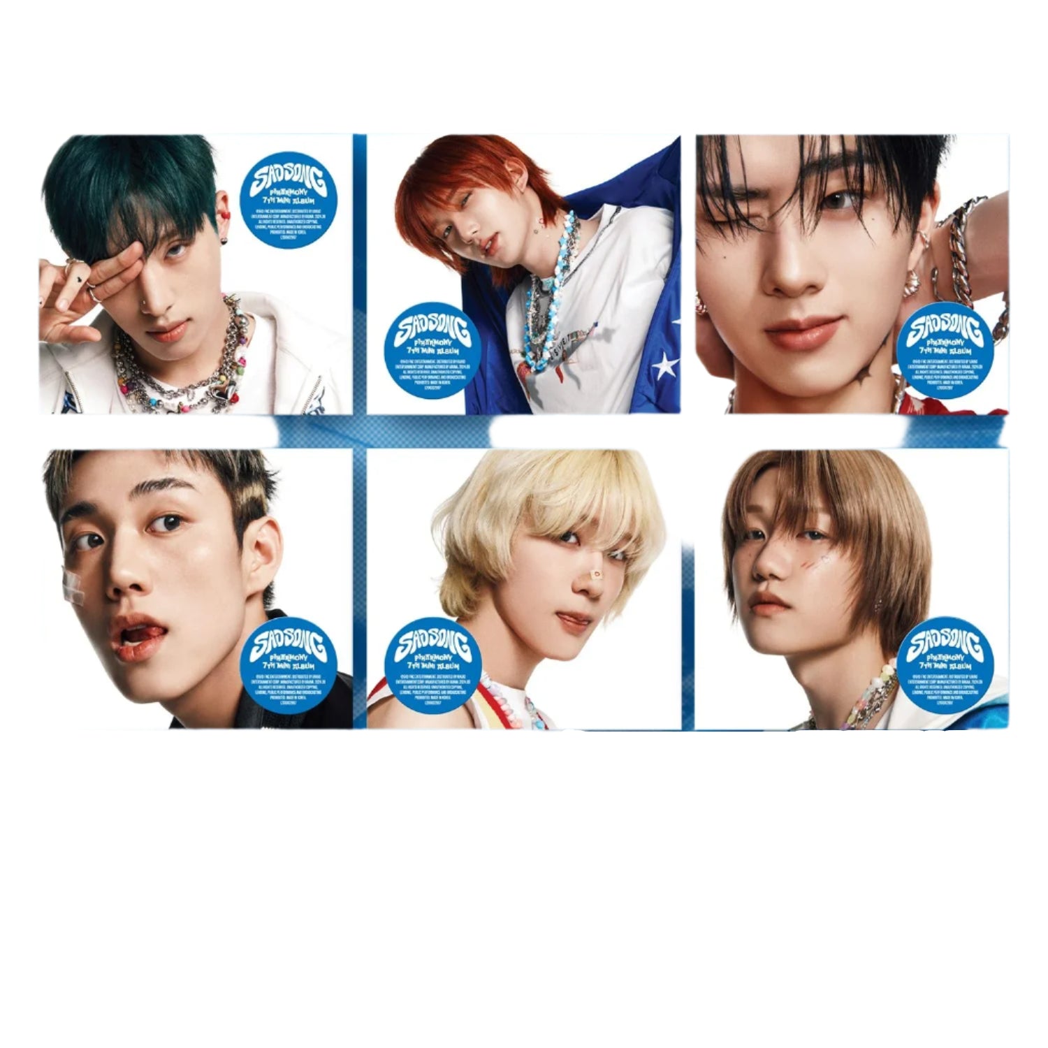 P1Harmony 7th Mini Album SAD SONG Digipack Version official K-pop album